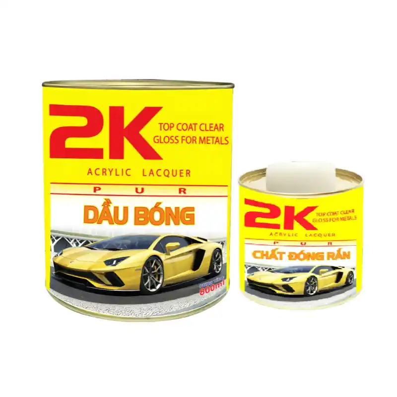 Dầu bóng 2K Ruby Paint Chính Hãng 1 Dầu bóng 2K Ruby Paint Chính Hãng Tại Sơn PU Huy Hoàng Phát
